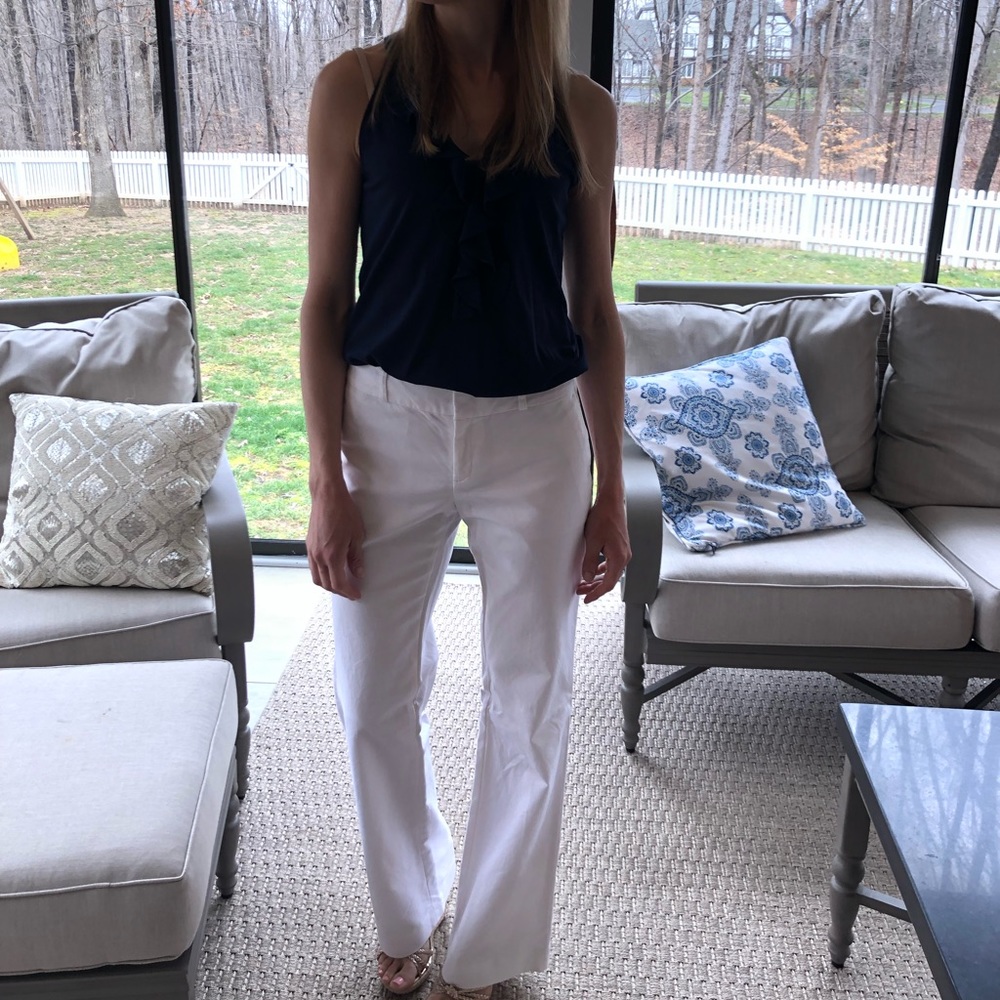 Banana Republic White Pants Like New